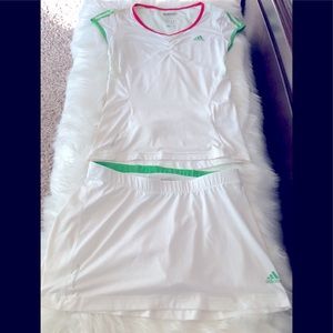 Tennis Skort/Top Adidas Barricade SELLING AS A SET